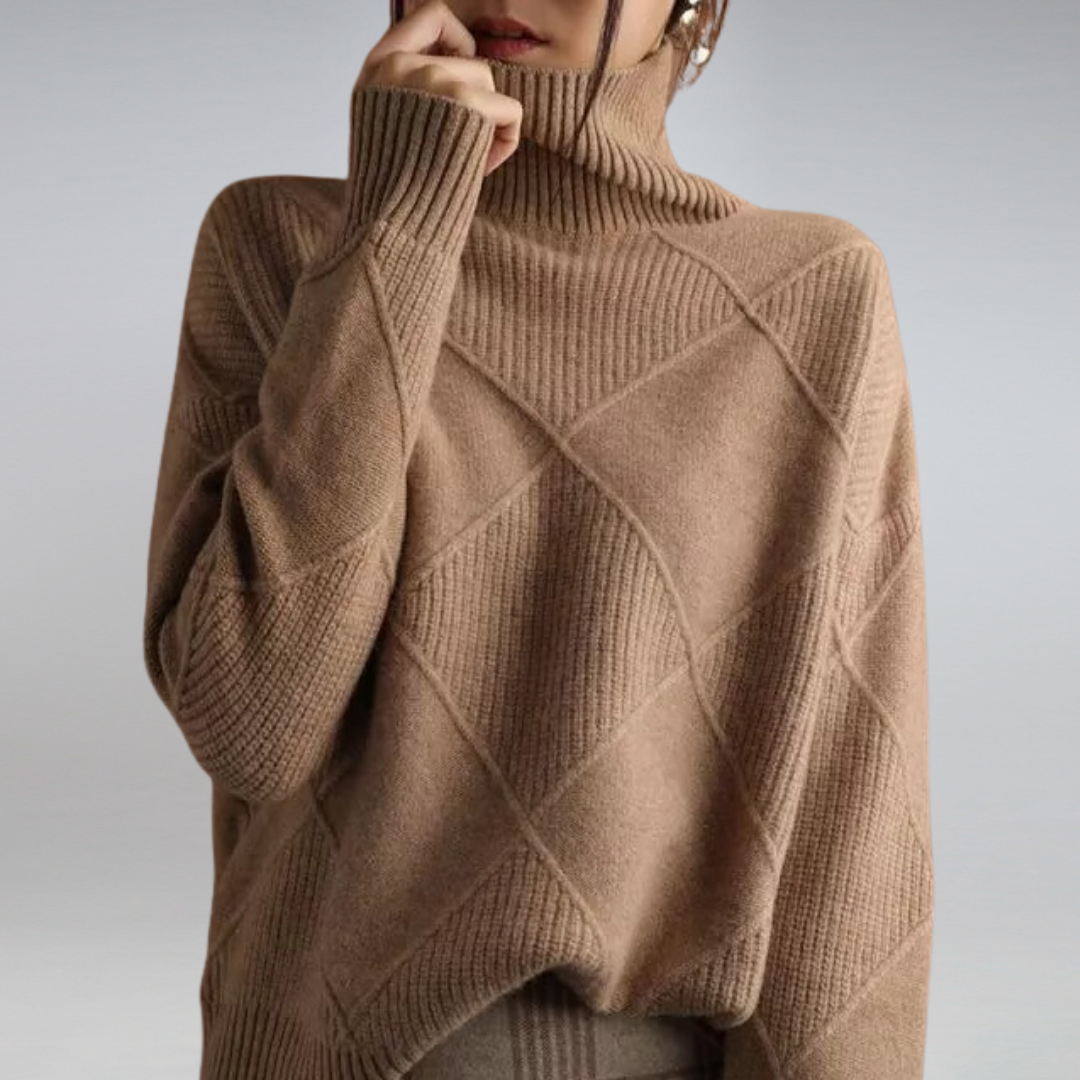 Adelia Elegant Turtleneck Sweater