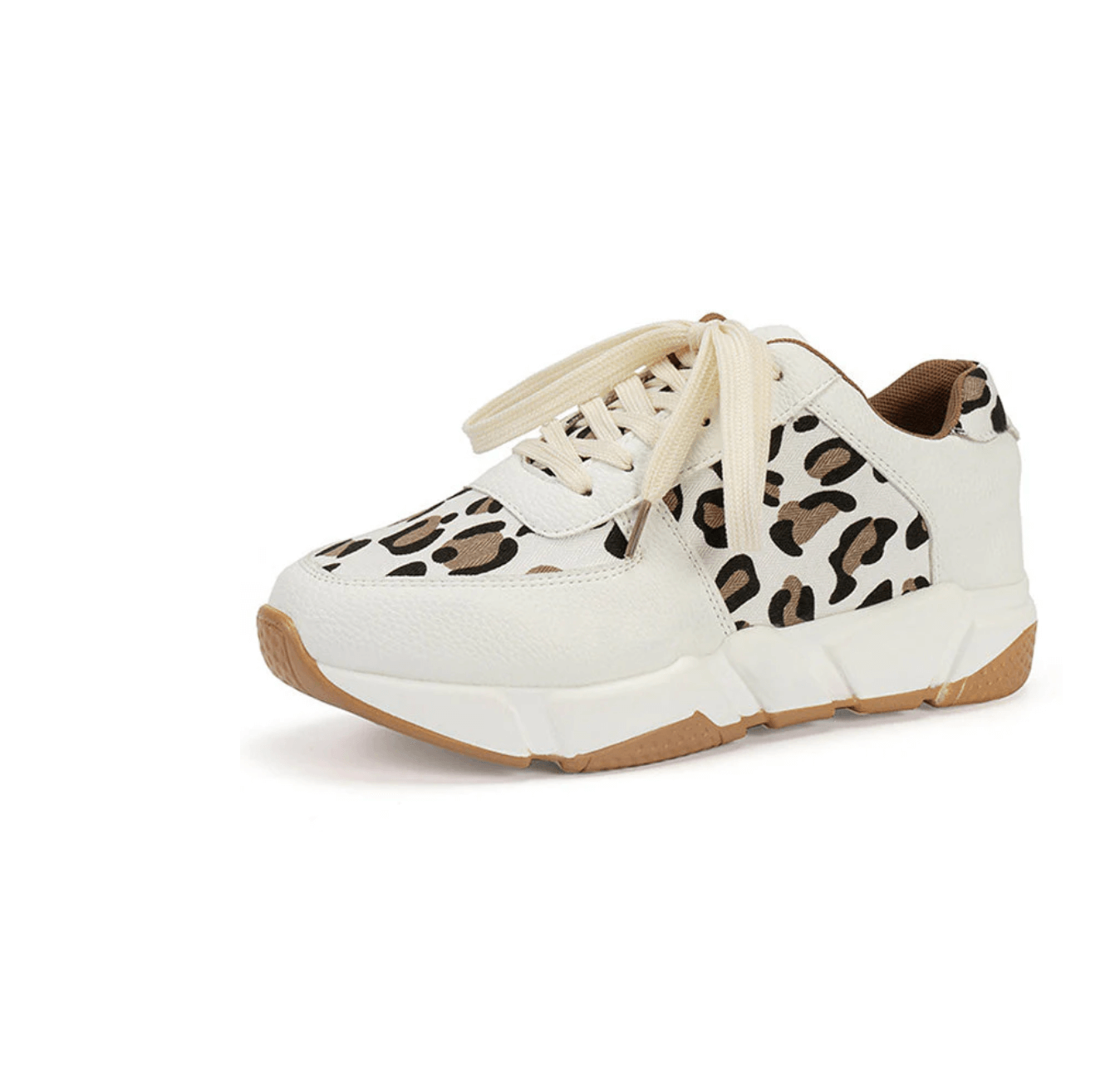 Giana Leopard Print Sneakers