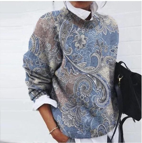 Kaya Retro Print Sweater