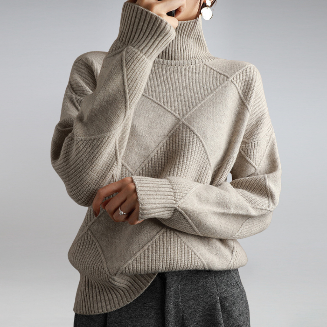 Adelia Elegant Turtleneck Sweater