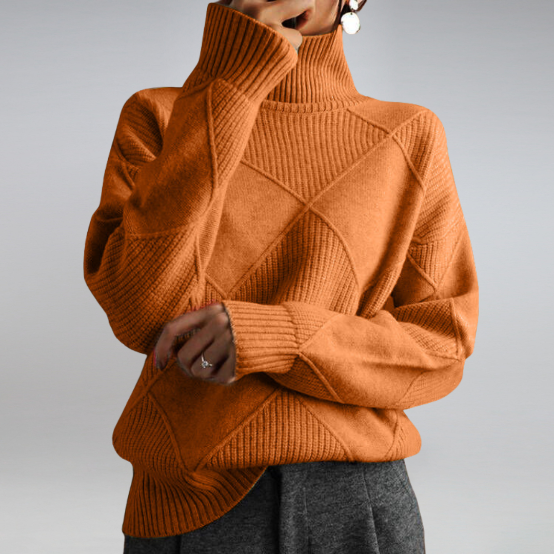 Adelia Elegant Turtleneck Sweater