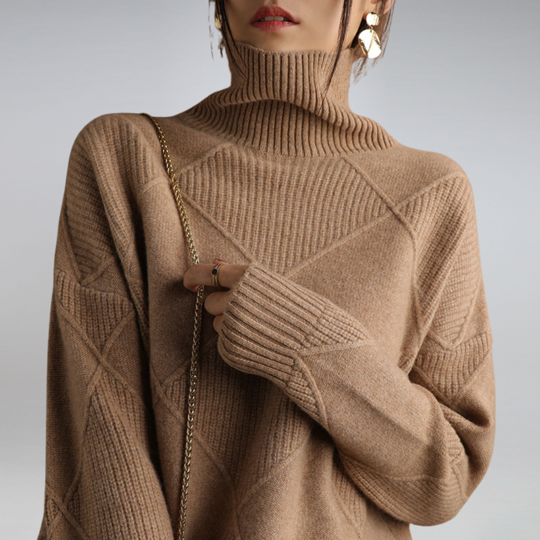 Adelia Elegant Turtleneck Sweater