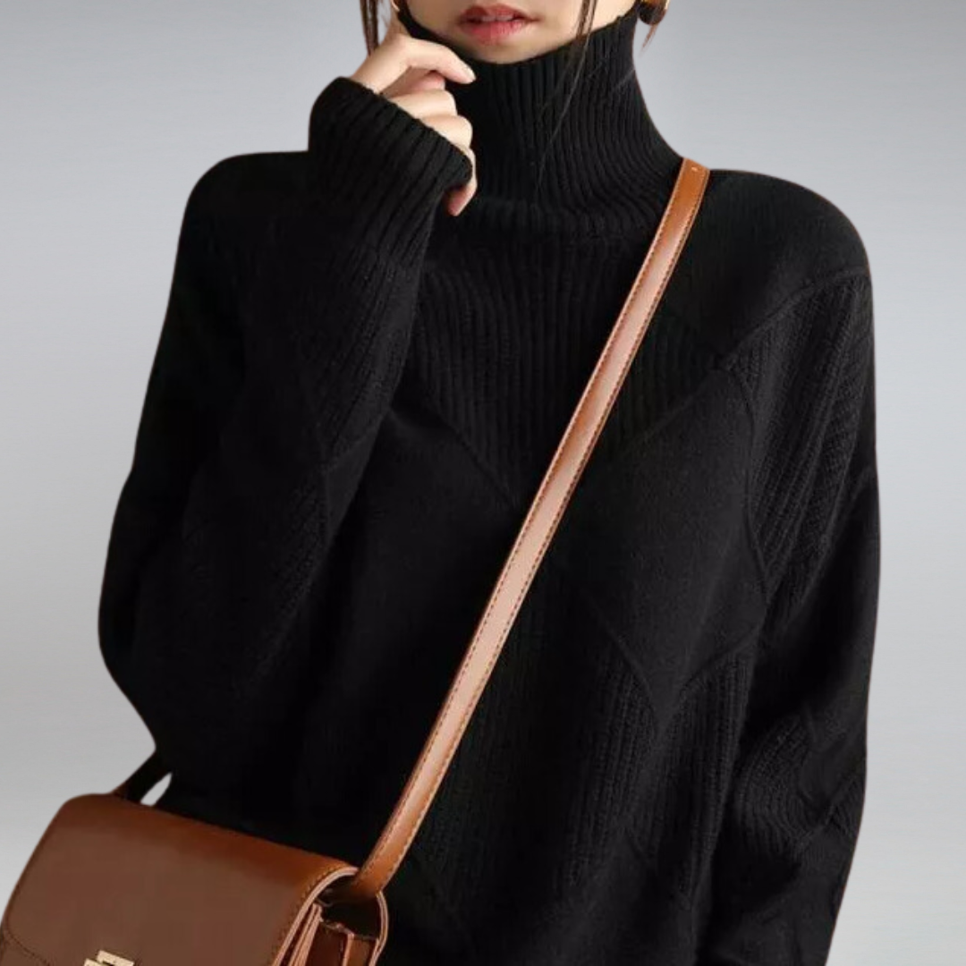 Adelia Elegant Turtleneck Sweater