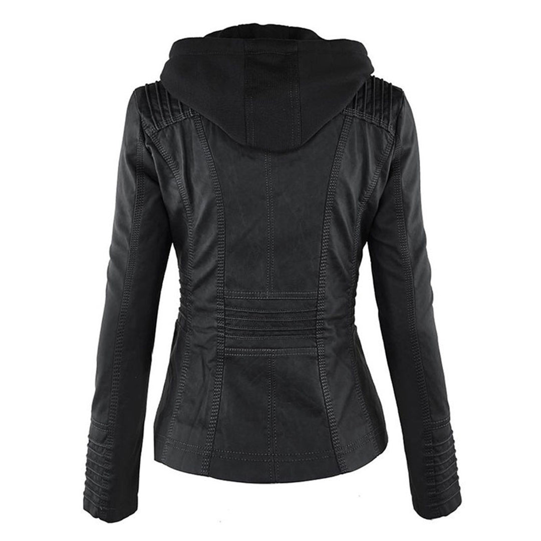 Vanessa ™ Vegan Leather Winter Jacket