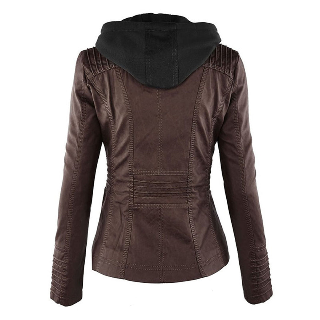 Vanessa ™ Vegan Leather Winter Jacket