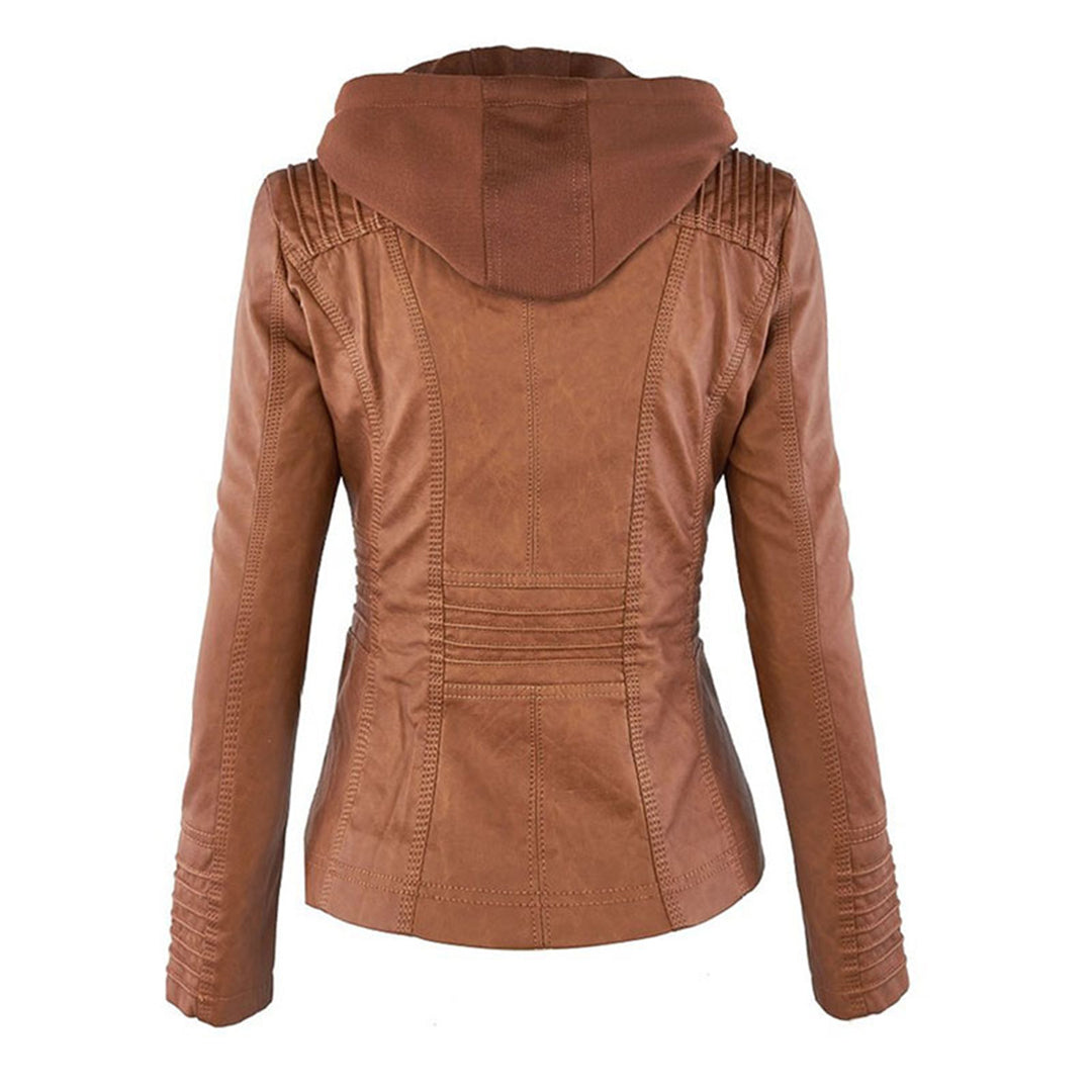 Vanessa ™ Vegan Leather Winter Jacket