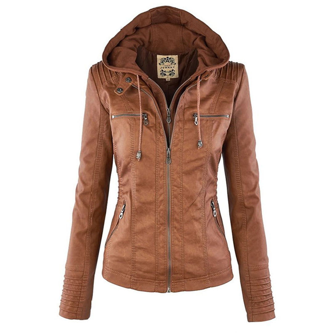 Vanessa ™ Vegan Leather Winter Jacket