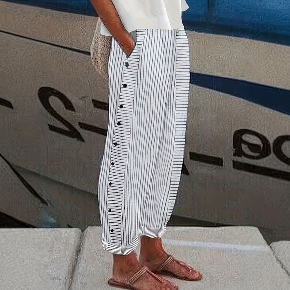 Sandy Elegant Pants with side pockets